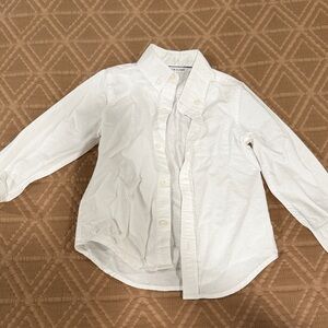 Janie and Jack White Button Down Shirt